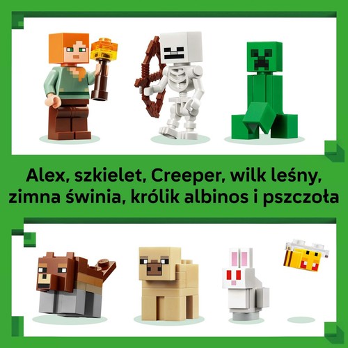 Minecraft Przetrwanie pierwszej nocy 21593 LEGO 1 sztuka