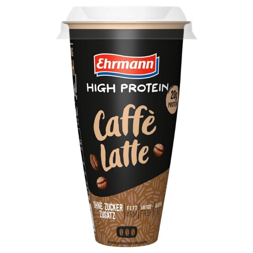 Caffe Latte napój o wysokiej zawartości protein EHRMANN 250 ml