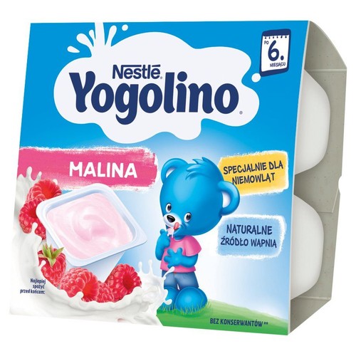Deserek mleczno-owocowy malina po 6. miesiącu Nestlé 400 g