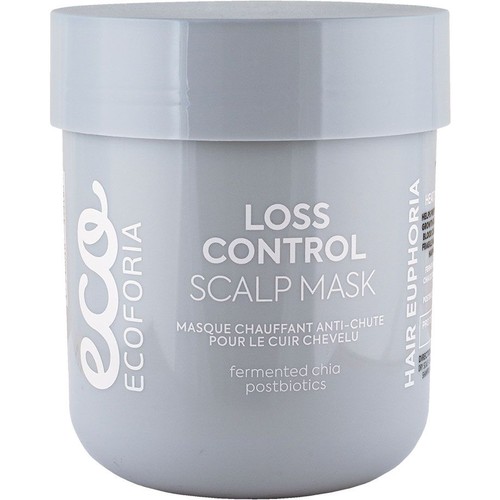 Maska rozgrzewająca przeciw wypadaniu włosów Loss Control  Ecoforia 200 ml