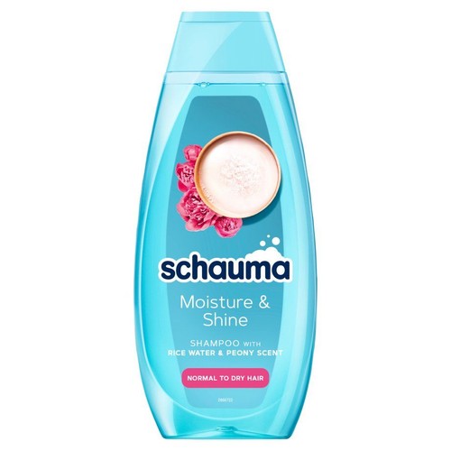Szampon do włosów suchych i normalnych Moisture & Shine  Schauma 400 ml
