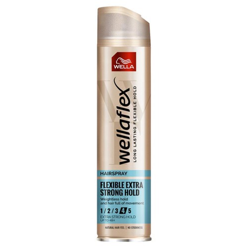 Lakier do włosów Extra Strong Hold Wellaflex 250 ml