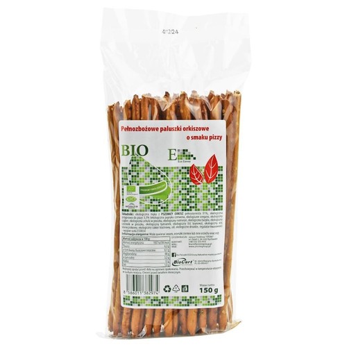 BIO Paluszki orkiszowe pełnoziarniste o smaku pizzy   Eco Envoy 150 g
