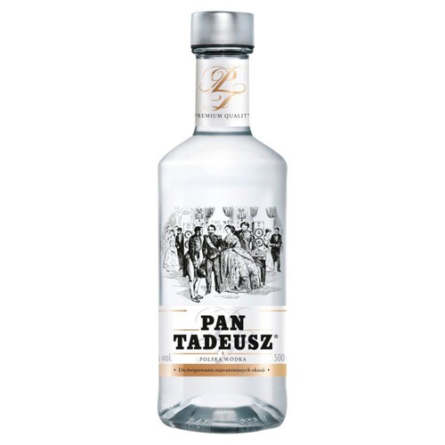 Wódka czysta 40% Pan Tadeusz 500 ml