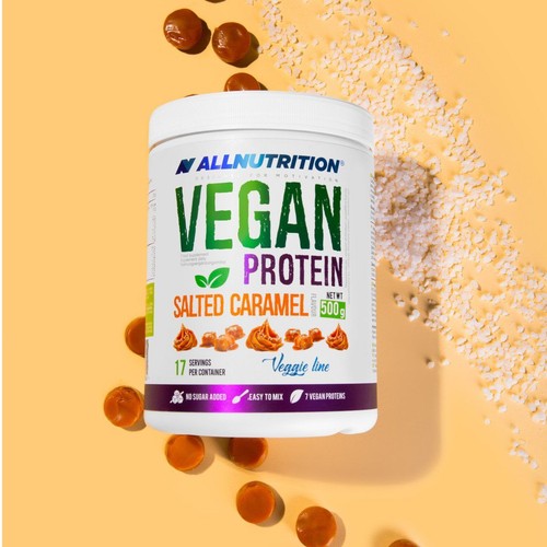 Vegan Protein słony karmel Allnutrition 500 g