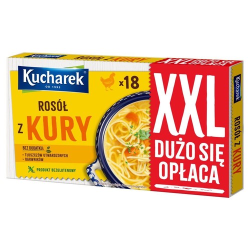 Rosół z kury w kostkach. Kucharek 180 g