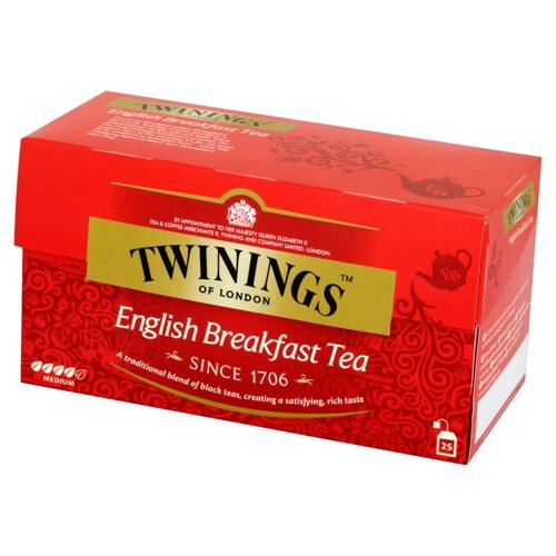 Herbata czarna English Breakfast  Twinings 25 torebek