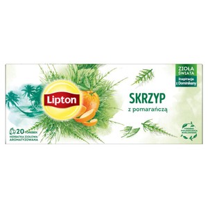 Herbata ziołowa skrzyp z pomarańczą  Lipton 20 torebek