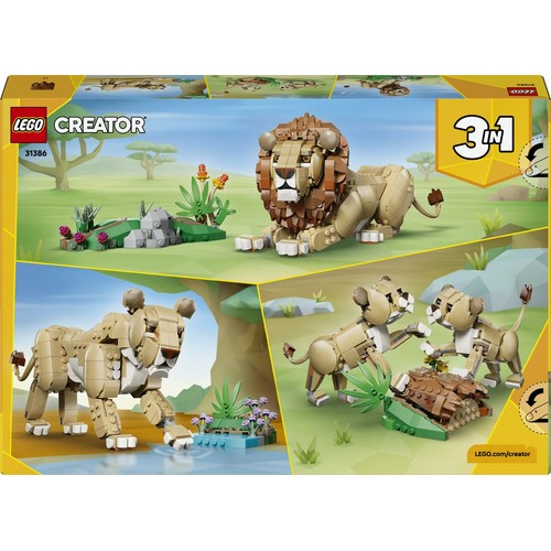 Creator 3 w 1 Dzikie zwierzęta: Dumny lew 31386 LEGO 1 sztuka