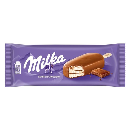Lody Vanilla & Chocolate Swirl Milka 100 ml