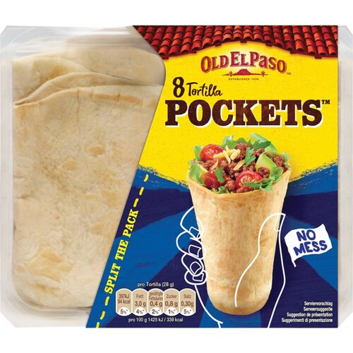 Tortilla kieszonki 8szt Old El Paso 223 g