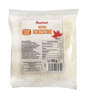 Wiórki kokosowe Auchan 125 g