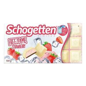 Czekolada biała Freeze Me strawberry     Schogetten 100 g