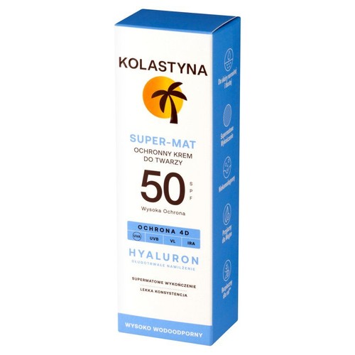 Krem ochronny do twarzy SPF 50 Kolastyna 50 ml