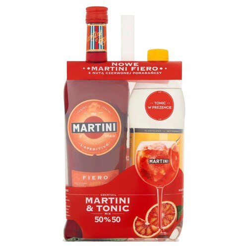 Zestaw Wermuth + Tonik Martini 1 l +1 l