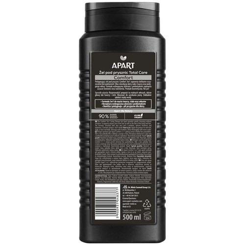 Żel pod prysznic dla mężczyzn Total Care Comfort Apart  500 ml