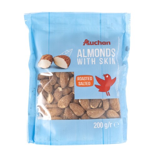 Migdały prażone solone Auchan 200 g
