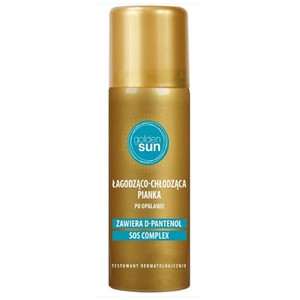 Chłodząca pianka o właściwościach łagodzących podrażnienia po opalaniu Golden Sun 50 ml