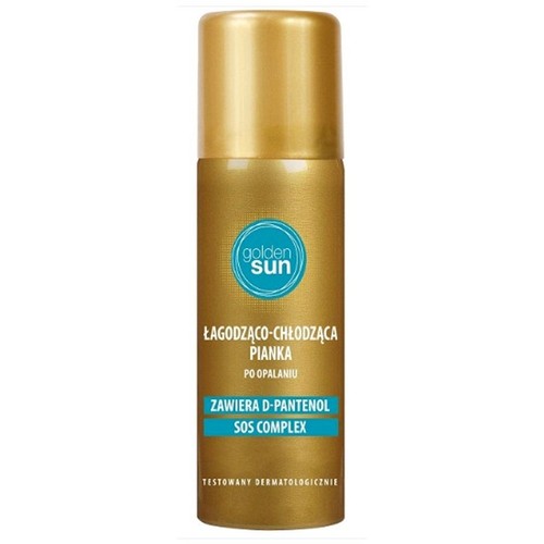 Chłodząca pianka o właściwościach łagodzących podrażnienia po opalaniu Golden Sun 50 ml