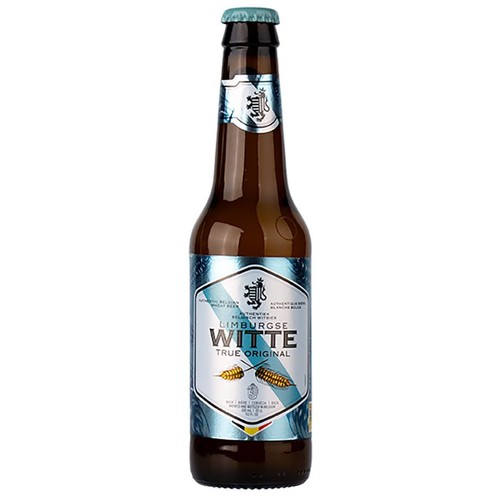 Piwo belgijskie jasne Witte True Original alk. 4,2% obj. Limburgse 330 ml