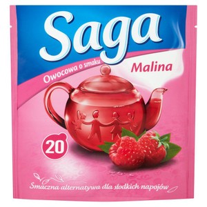 Herbata owocowa Malina Saga 20 torebek