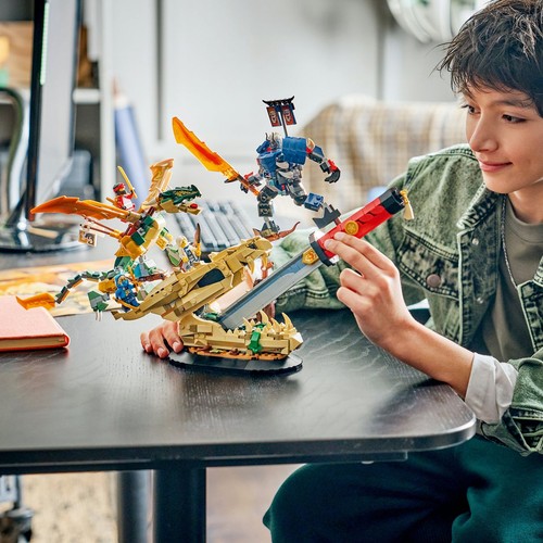 NINJAGO Bitwa o Smocze Ostrze, dekoracja 71871 LEGO 1 sztuka