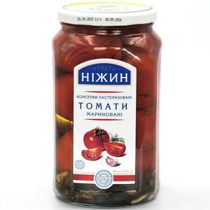 Pomidory marynowane z ziołami i czosnkiem Niżyn 920 g