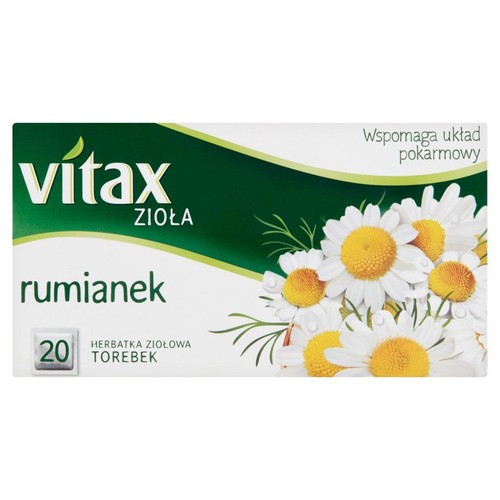 Rumianek herbata ziołowa Vitax 20 torebek