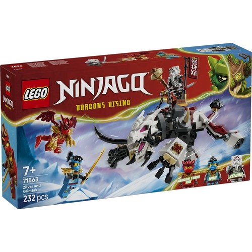 NINJAGO Zilvar i smocza bestia Grimtak 71863 LEGO 1 sztuka