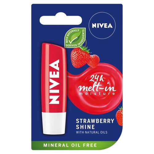 Pomadka do ust Straberry Shine NIVEA 1 sztuka