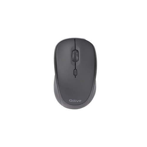 Mysz bezprzewodowa mini cicha czarna Qilive 1 sztuka