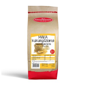 Mąka kukurydziana pełnoziarnista Młyn Niedźwiady 1 kg