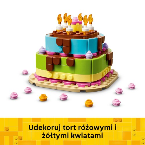 Tort na przyjęcie urodzinowe 40815  LEGO 1 sztuka