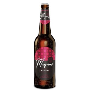 Piwo ciemne Magnus o smaku wiśniowym alk. 5,6% obj. Jagiełło 500 ml