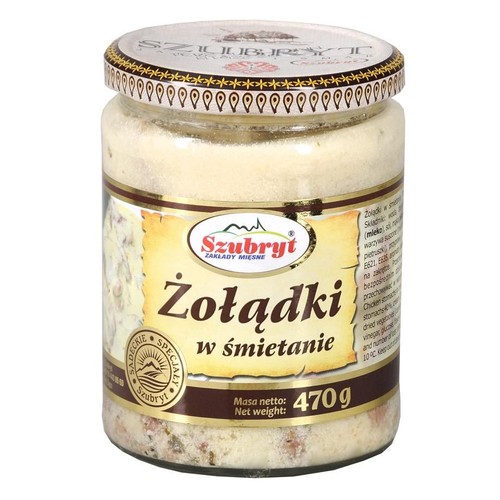 Żołądki w śmietanie Szubryt 470 g