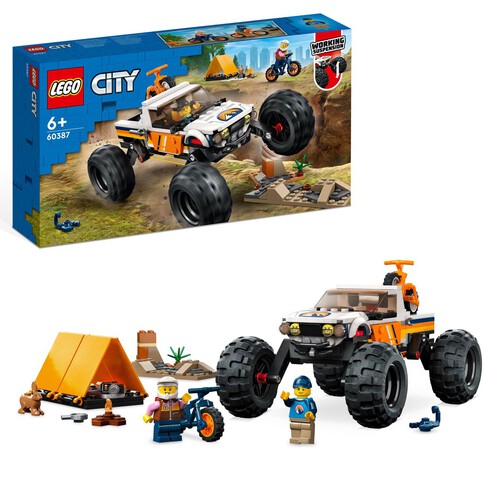 City Przygody samochodem terenowym z napędem 4x4 60387 LEGO 1 sztuka