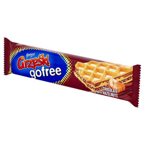 Gofree Wafel przekładany kremem czekoladowym  Grześki 33 g