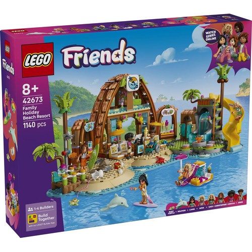 Zestaw Friends Rodzinne wakacje na plaży 42673 LEGO 1 sztuka