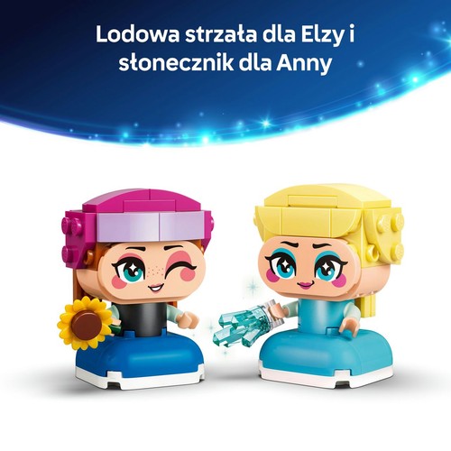 Disney Kraina lodu Mała Anna i Elza 43284, zabawka konstrukcyjna LEGO 1 sztuka
