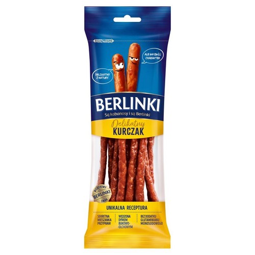 Kabanosy drobiowe Berlinki 85 g