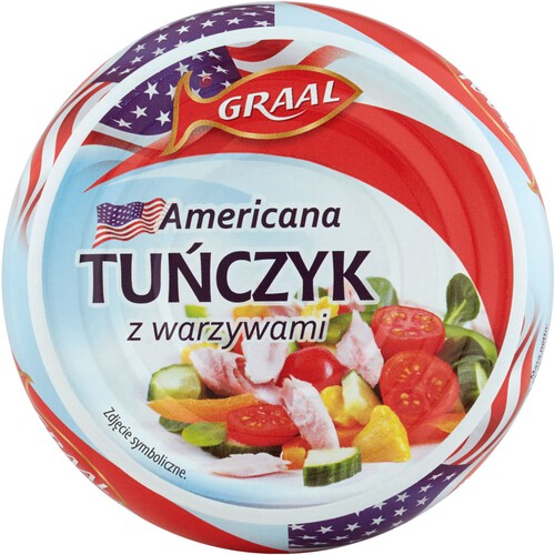 Americana Tuńczyk z Warzywami GRAAL 280g