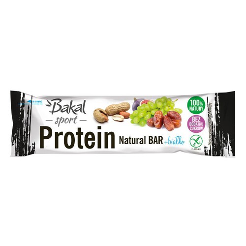 Baton proteinowy z figami i orzechami Bakal 35 g