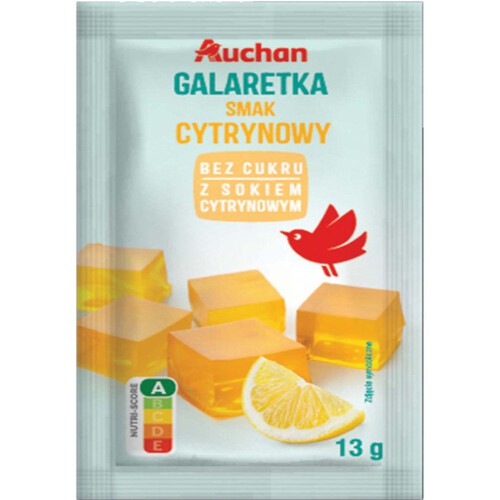 Galaretka o smaku cytrynowym    Auchan 13 g