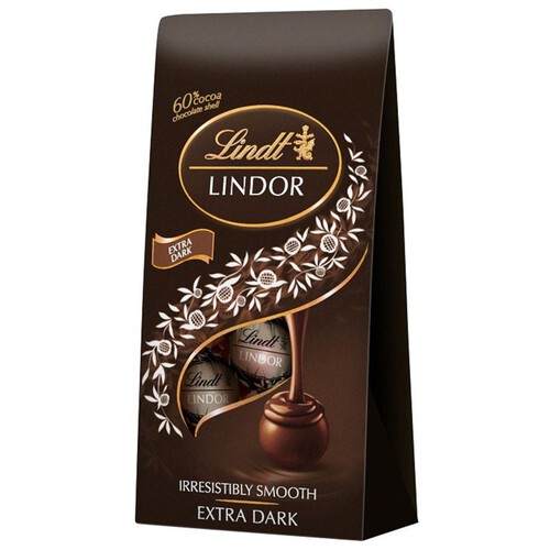 Pralinki z czekolady gorzkiej z nadzieniem Lindt 98 g