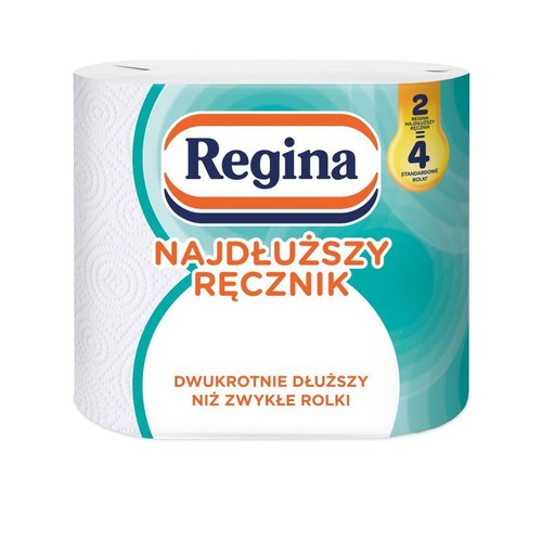 Najdłuższy ręcznik. Ręcznik kuchenny Regina 2 rolki