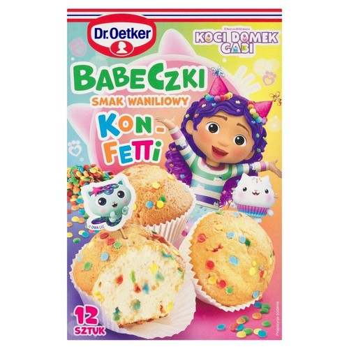 Babeczki Konfetti o smaku waniliowym Dr.Oetker 300 g