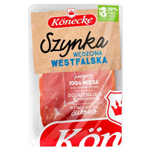 Szynka wieprzowa surowa wędzona Konecke 100 g