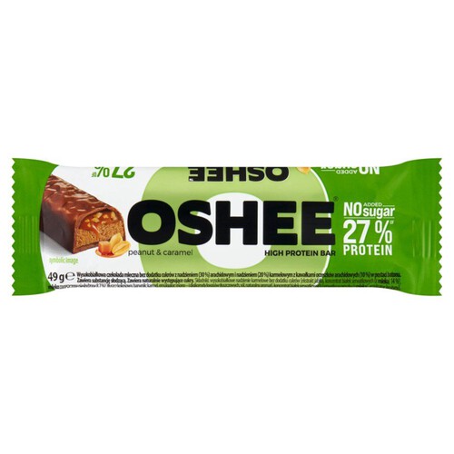 Baton proteinowy orzech arachidowy i karmel Oshee 49 g