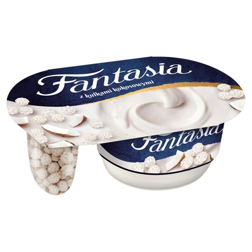 Fantasia Jogurt kremowy z kulkami kokosowymi Danone 98 g