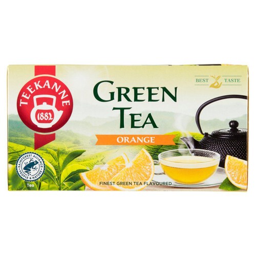 Green Tea Orange Aromatyzowana herbata zielona Teekanne 20 torebek